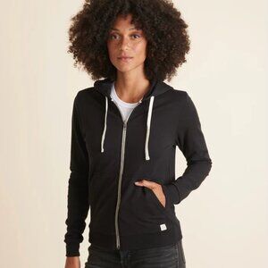 Super soft, lined Marine Layer hoodie in Navy. Full zip. XS. NWOT